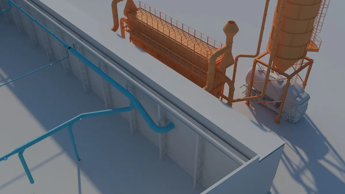 Sistemas de aspiración y filtración para una planta de reciclado