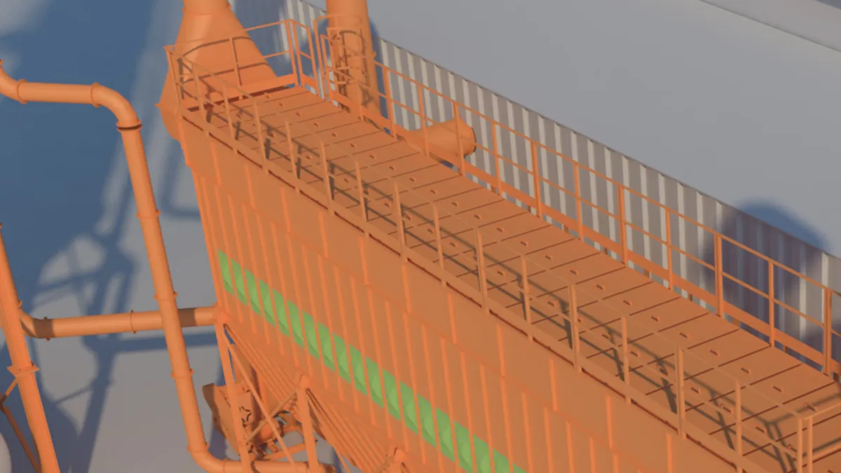 Sistemas de aspiración y filtración para una planta de reciclado