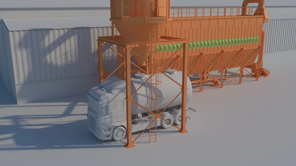 Sistemas de aspiración y filtración para una planta de reciclado